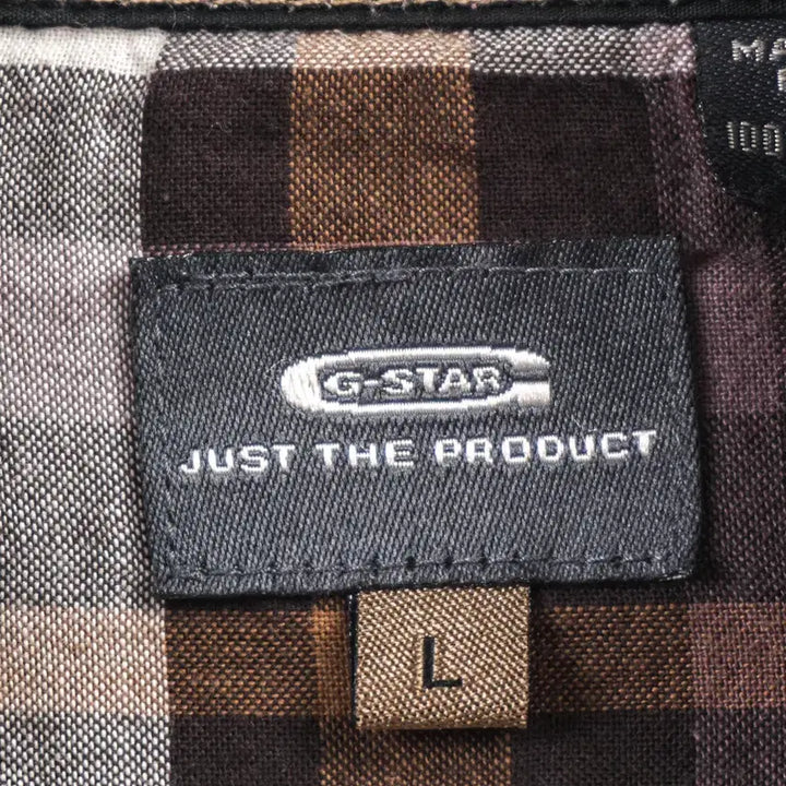 [BUNJANG] G-STAR RAW C255 Check Western Shirt / G-STAR RAW 지스타로우 스냅 체크남방 웨스턴셔츠 워크셔츠 C255