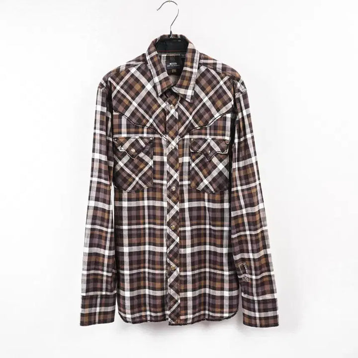 [BUNJANG] G-STAR RAW C255 Check Western Shirt / G-STAR RAW 지스타로우 스냅 체크남방 웨스턴셔츠 워크셔츠 C255