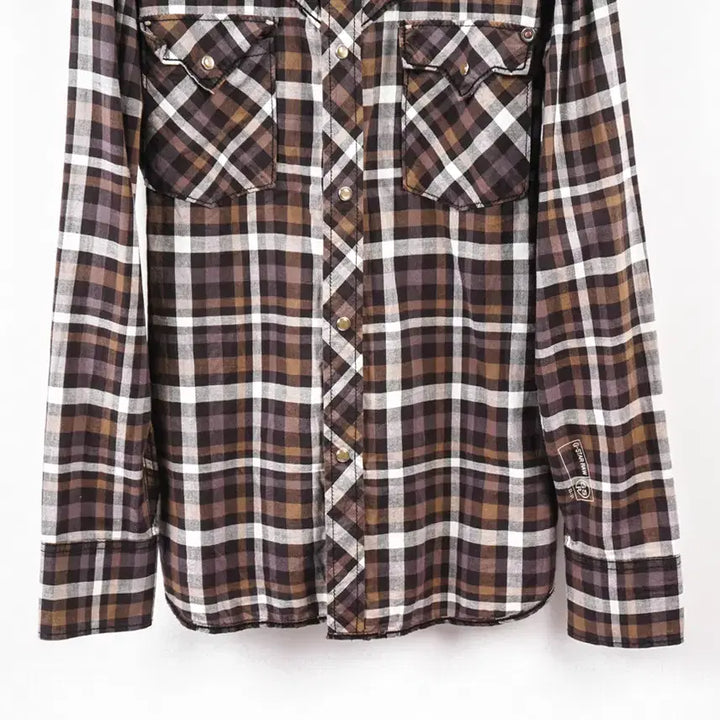 [BUNJANG] G-STAR RAW C255 Check Western Shirt / G-STAR RAW 지스타로우 스냅 체크남방 웨스턴셔츠 워크셔츠 C255
