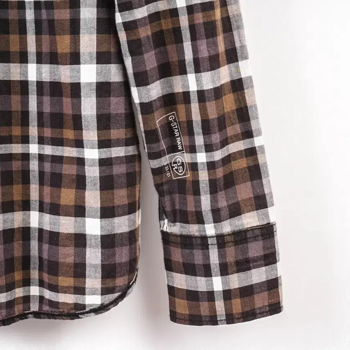 [BUNJANG] G-STAR RAW C255 Check Western Shirt / G-STAR RAW 지스타로우 스냅 체크남방 웨스턴셔츠 워크셔츠 C255