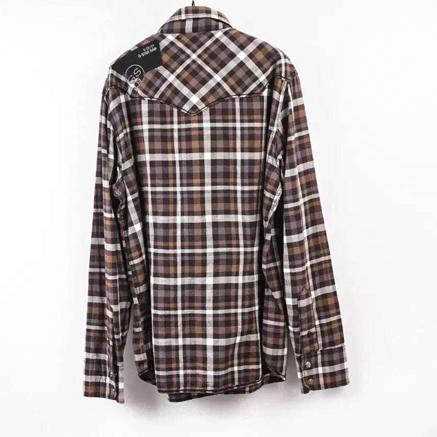 [BUNJANG] G-STAR RAW C255 Check Western Shirt / G-STAR RAW 지스타로우 스냅 체크남방 웨스턴셔츠 워크셔츠 C255