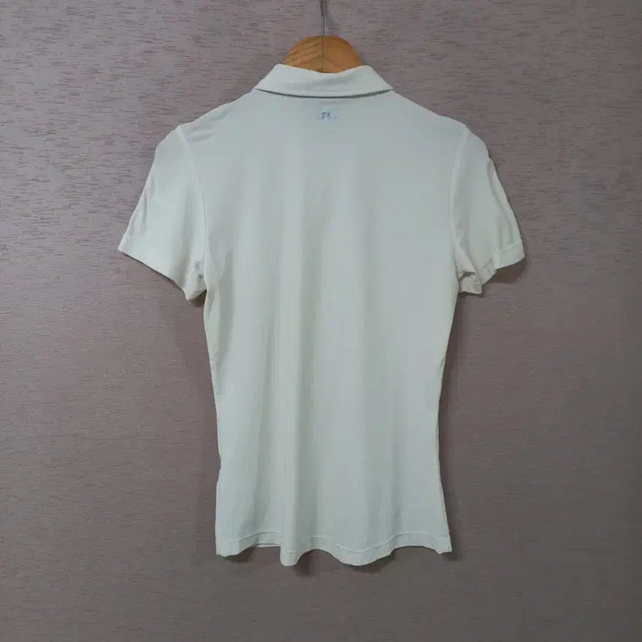 [BUNJANG] J.Lindeberg Ivory Half-Zip T-Shirt / B3-20/제이린드버그 아이보리 반집업 티셔츠