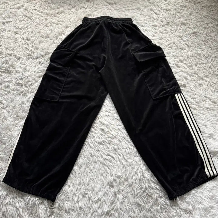[BUNJANG] CHALK Japanese Vintage Velvet Wide Cargo Pants / CHALK 일본빈티지 벨벳 와이드 카고팬츠 보세 와이드팬츠 free 28