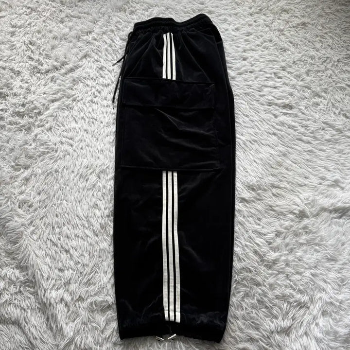 [BUNJANG] CHALK Japanese Vintage Velvet Wide Cargo Pants / CHALK 일본빈티지 벨벳 와이드 카고팬츠 보세 와이드팬츠 free 28