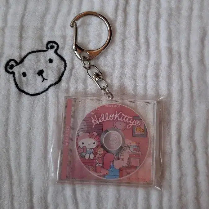 [BUNJANG] Hello Kitty CD Keyring / 헬로키티 CD키링