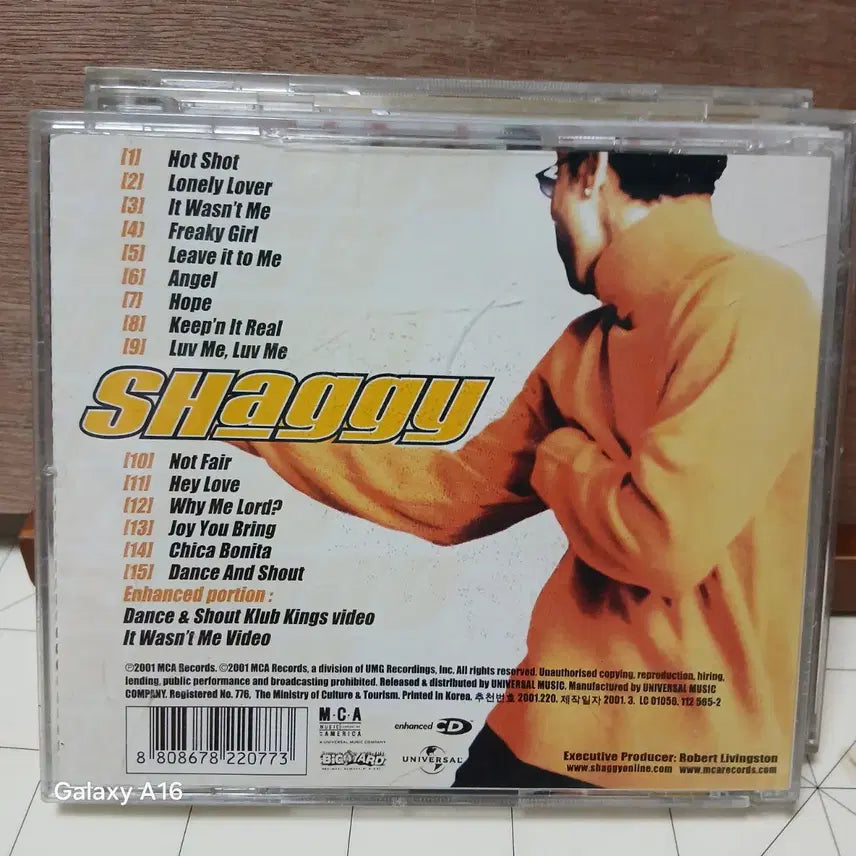 [BUNJANG] Shaggy CD Album Set / Shaggy  샤기 CD 2장