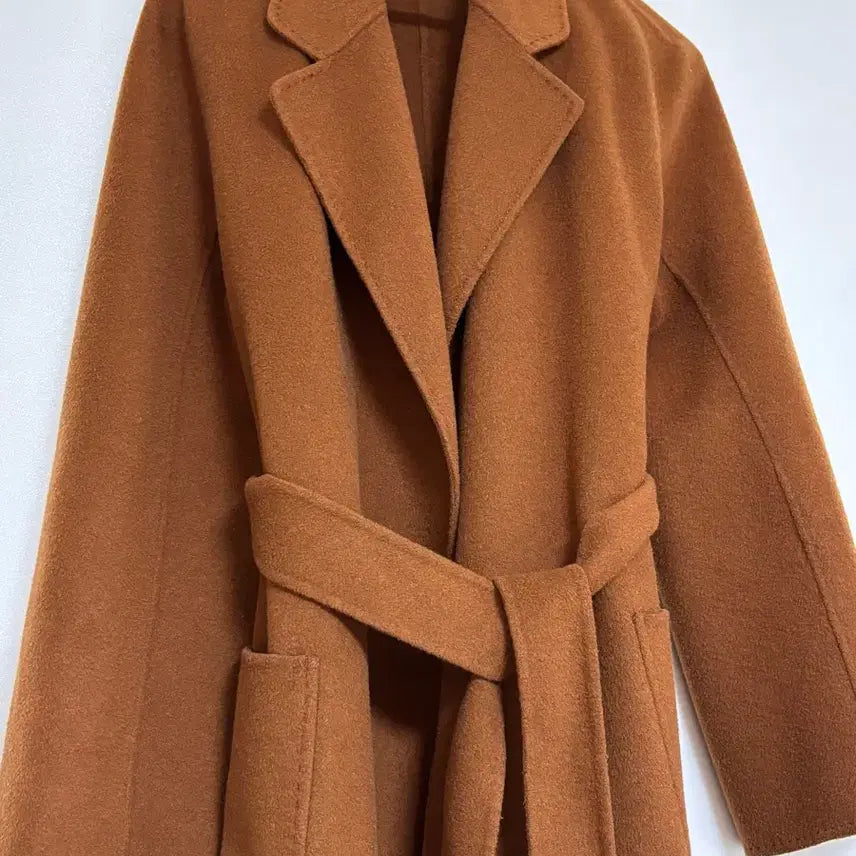 [BUNJANG] Jessica Lounge Cashmere Long Coat - Tobacco - Size S / Jessica Lounge 캐시미어 롱 코트 S(타바코)