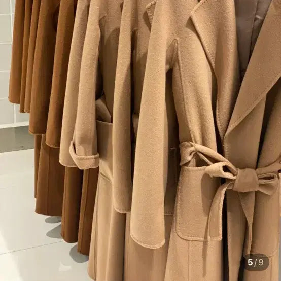 [BUNJANG] Jessica Lounge Cashmere Long Coat - Tobacco - Size S / Jessica Lounge 캐시미어 롱 코트 S(타바코)