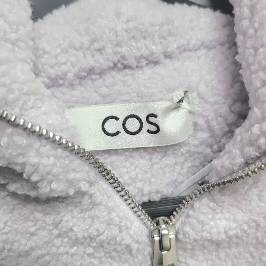 [BUNJANG] COS Teddy Tunic Pleated Half-Zip Dress Lavender / COS 코스 테디 튜닉 플리츠 반집업 원피스 라벤더