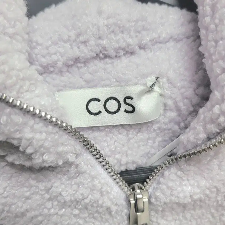 [BUNJANG] COS Teddy Tunic Pleated Half-Zip Dress Lavender / COS 코스 테디 튜닉 플리츠 반집업 원피스 라벤더