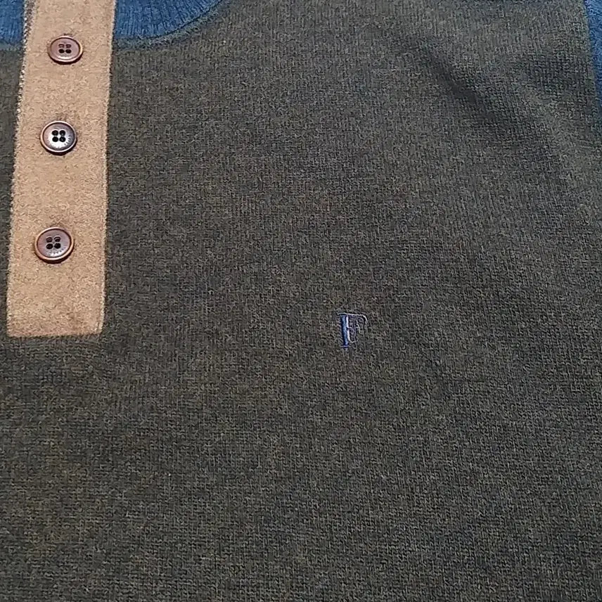 [BUNJANG] Franco Ferraro Wool Knit Sweater (Size 110) / 프랑코 페라로 (Franco Ferraro) 울니트 - 넉넉한 110
