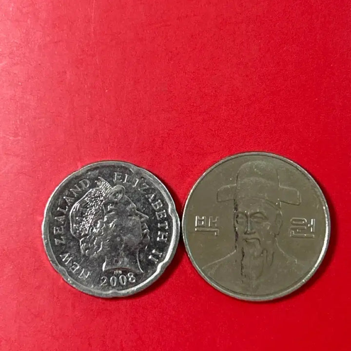 [BUNJANG] New Zealand 2008 1 Dollar Coin / 뉴질랜드 2008년 1달러 주화 J112
