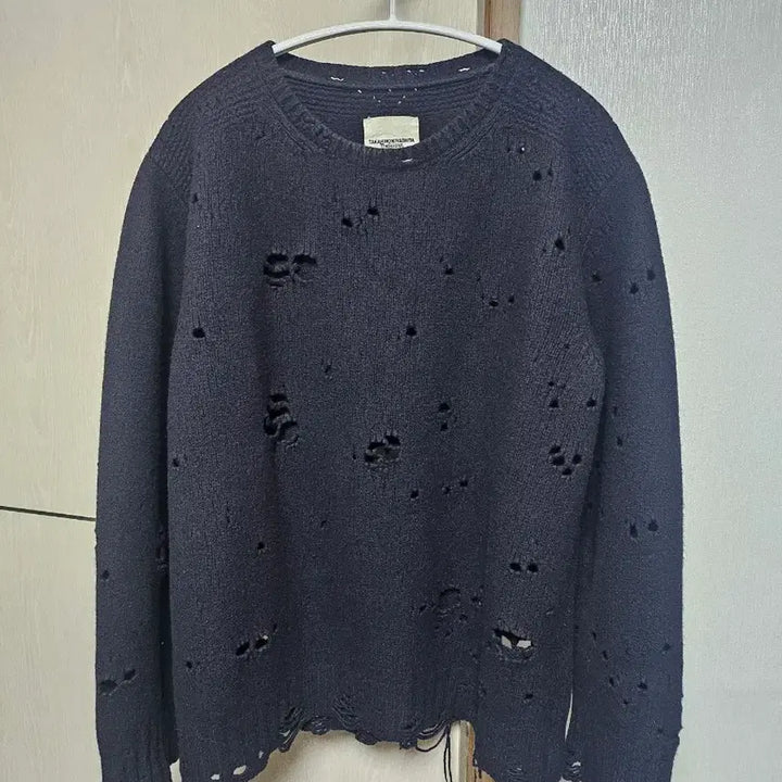 [BUNJANG] Soloist Distressed Grunge Knit (Size 48) / 솔로이스트 디스트레드 그런지 니트 (48)