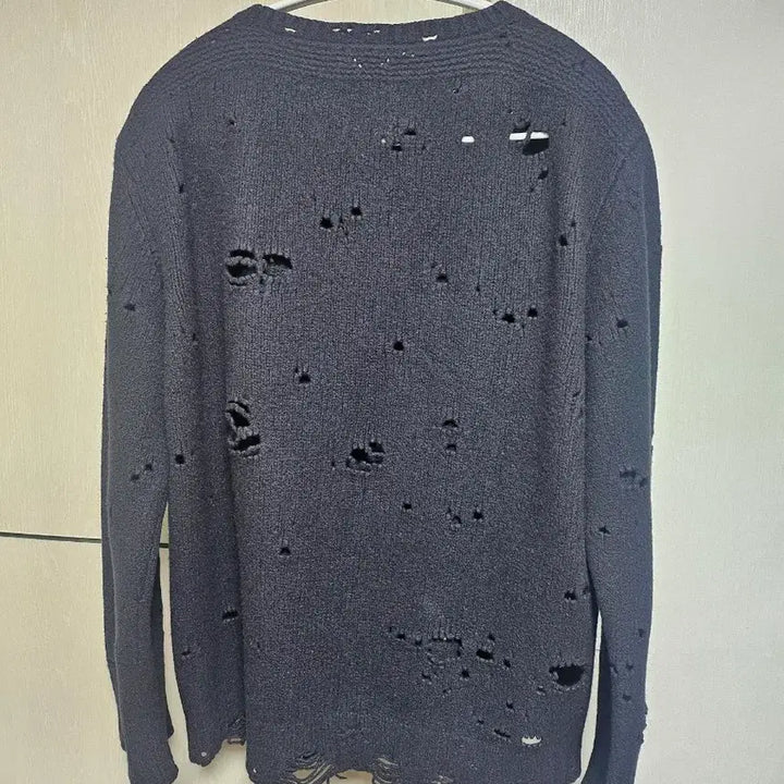 [BUNJANG] Soloist Distressed Grunge Knit (Size 48) / 솔로이스트 디스트레드 그런지 니트 (48)