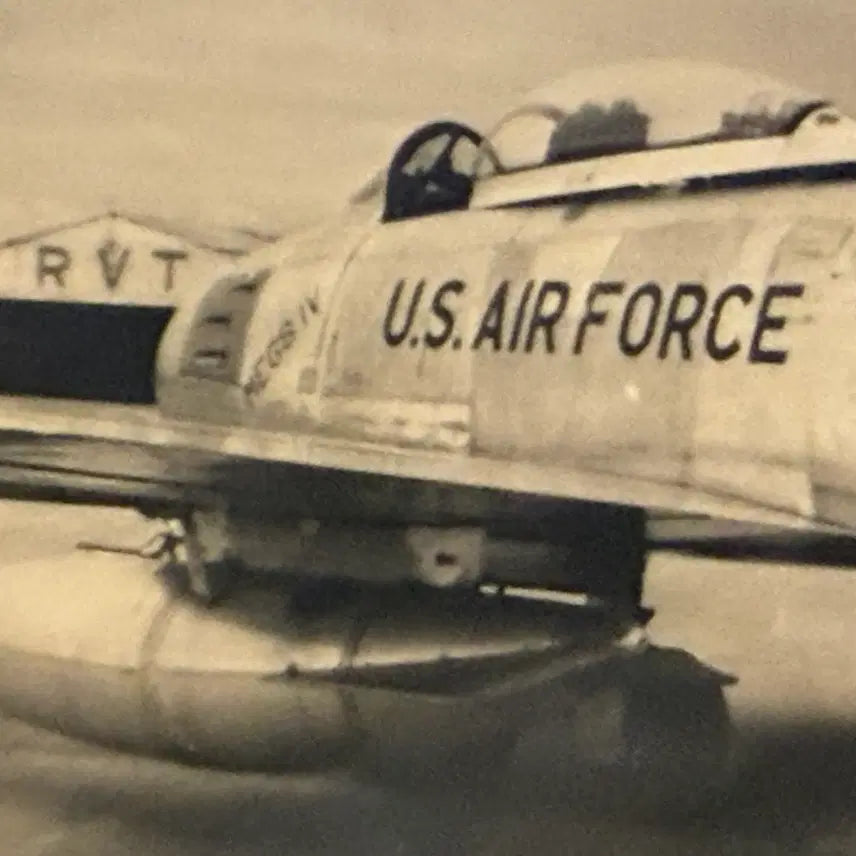 [BUNJANG] USAF F-86 Sabre Vintage Photograph (1952) / 1952년 - 6.25 한국 전쟁의 수호자 -  미국 공군 F86 세이버