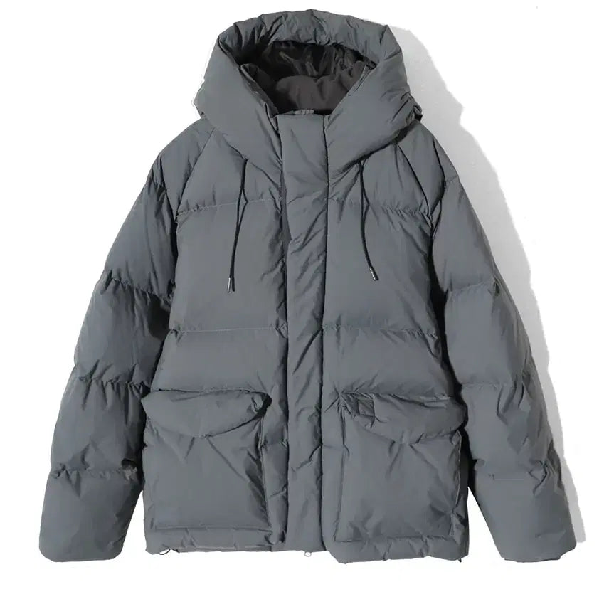 [BUNJANG] Holysun Noscove Goose Down Padded Jacket Charcoal S / 홀리선 노스코브 구스다운 패딩점퍼 차콜 사이즈S