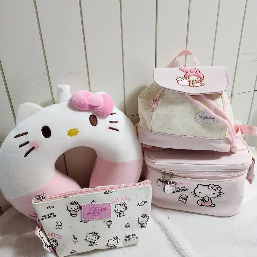 [BUNJANG] Hello Kitty &amp; My Melody Set / 헬로키티 &amp; 마이멜로디  4개세트