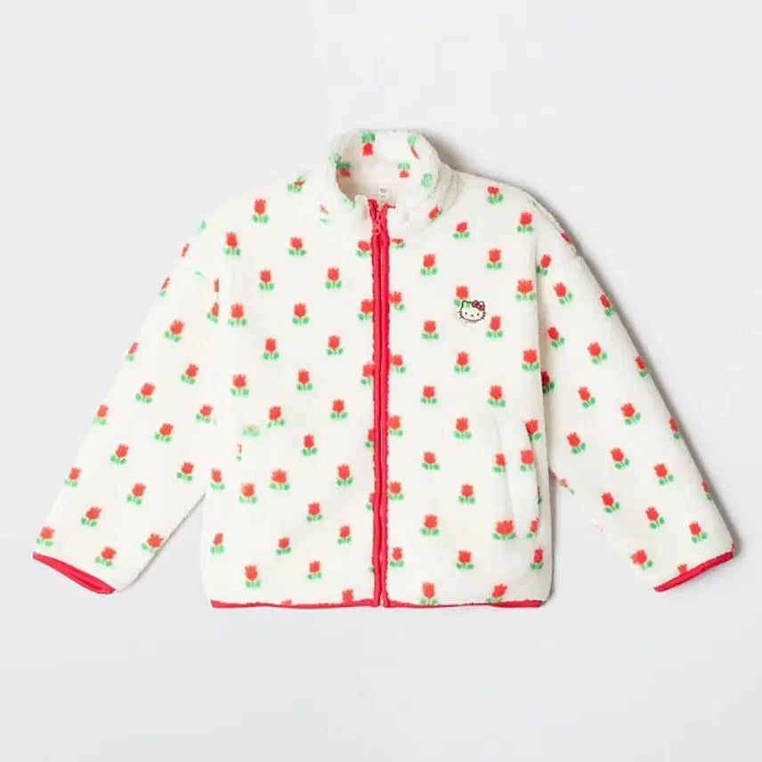 [BUNJANG] Spao Hello Kitty Fleece Jacket Kids Size 160 / 스파오 키티 후리스 자켓