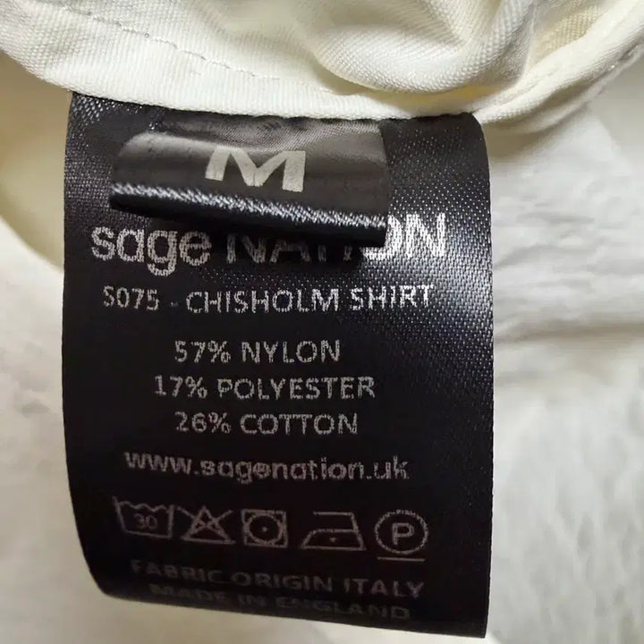 [BUNJANG] Sage Nation Chisholm Shirt - Off White / 세이지네이션 sage NATION 24ss chisholm shirt