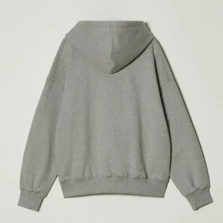 [BUNJANG] Sienne Patch Hooded Sweatshirt Melange Grey / 시엔느 패치후드 멜란지그레이