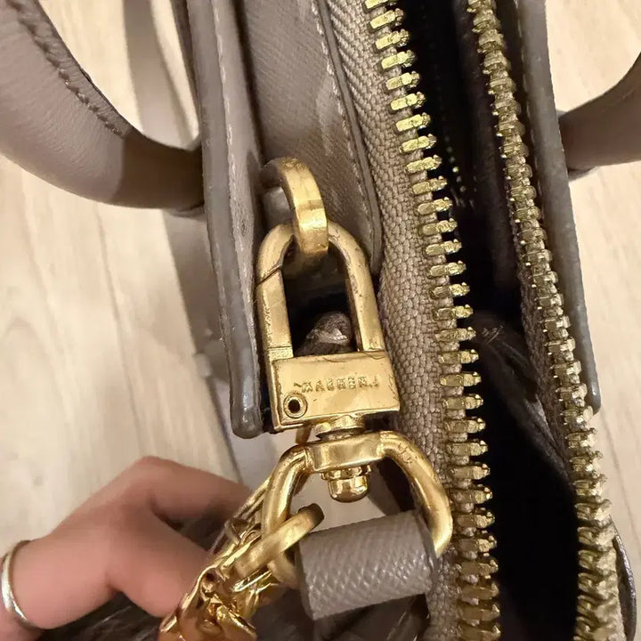 [BUNJANG] MARHEN.J Megan Mini Handbag &amp; Keyring (Grayge) / 마르헨제이 핸드백+ 키링 (메건미니 그레이지)