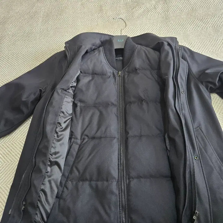 [BUNJANG] Yves Saint Laurent Padded Vest and Jacket (Black) / 남성105 입생로랑 패딩조끼+패딩자켓(블랙)