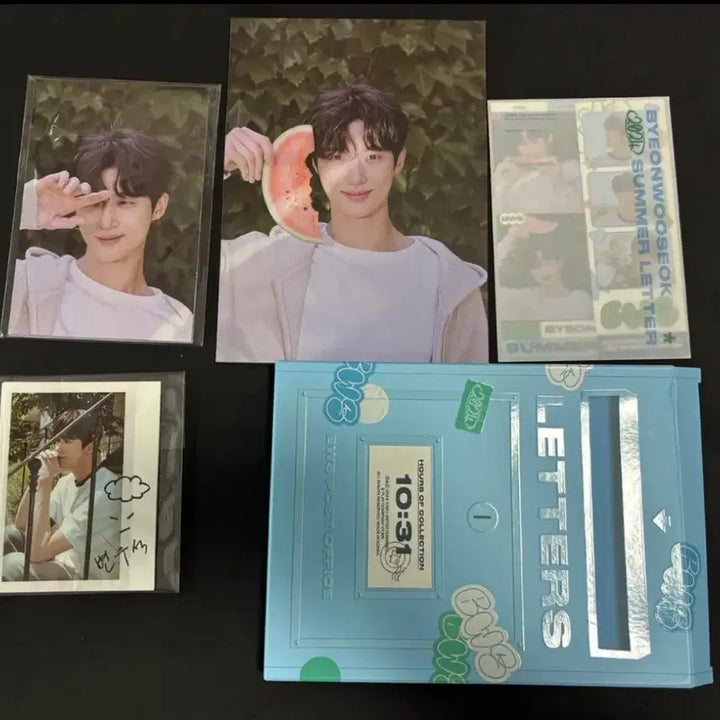 [BUNJANG] Byeon Woo Seok Summer Letter Goods Set / 변우석 Summer Letter 굿즈 세트