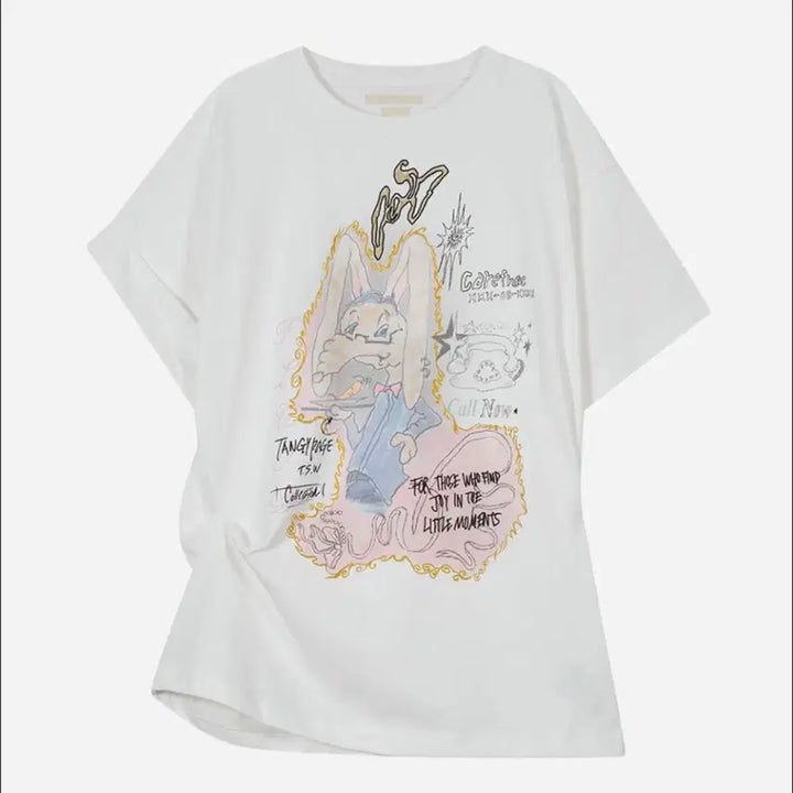 [SOLD OUT] 타입서비스 Rabbit Ruched Top [White]