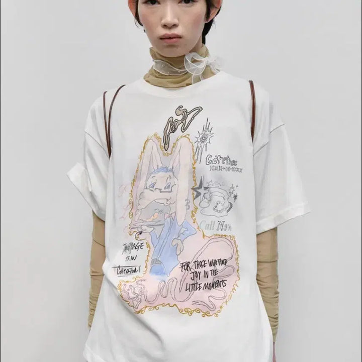 [SOLD OUT] 타입서비스 Rabbit Ruched Top [White]