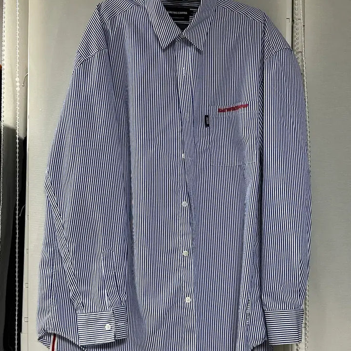 [BUNJANG] Shades Comma Striped Shirt / 쉐이디스 콤마 스트라이프 셔츠 남방