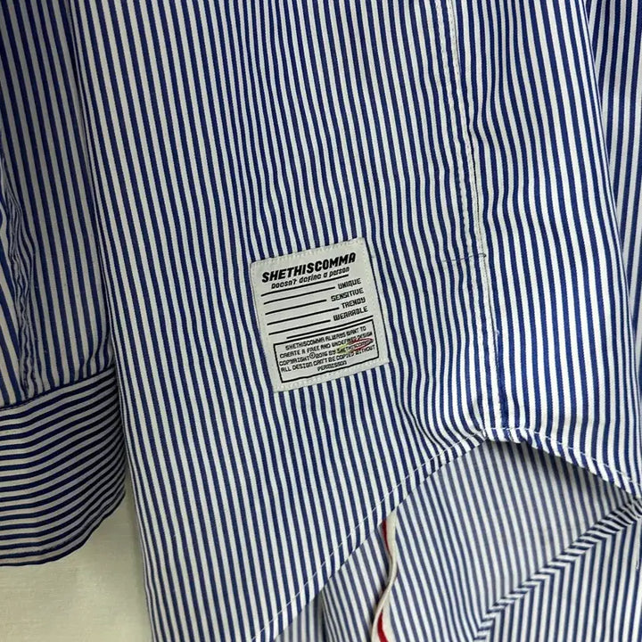 [BUNJANG] Shades Comma Striped Shirt / 쉐이디스 콤마 스트라이프 셔츠 남방