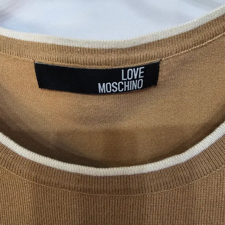 [BUNJANG] Love Moschino Deer Pattern Knit Sweater / 러브모스키노 사슴 패턴 니트