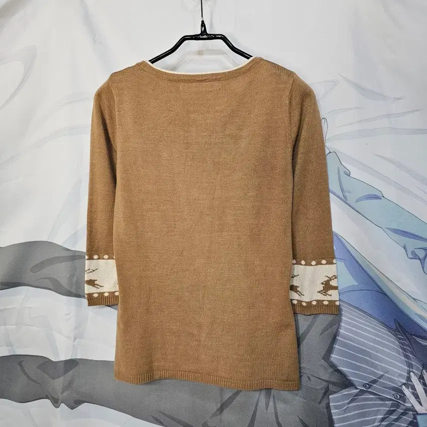 [BUNJANG] Love Moschino Deer Pattern Knit Sweater / 러브모스키노 사슴 패턴 니트