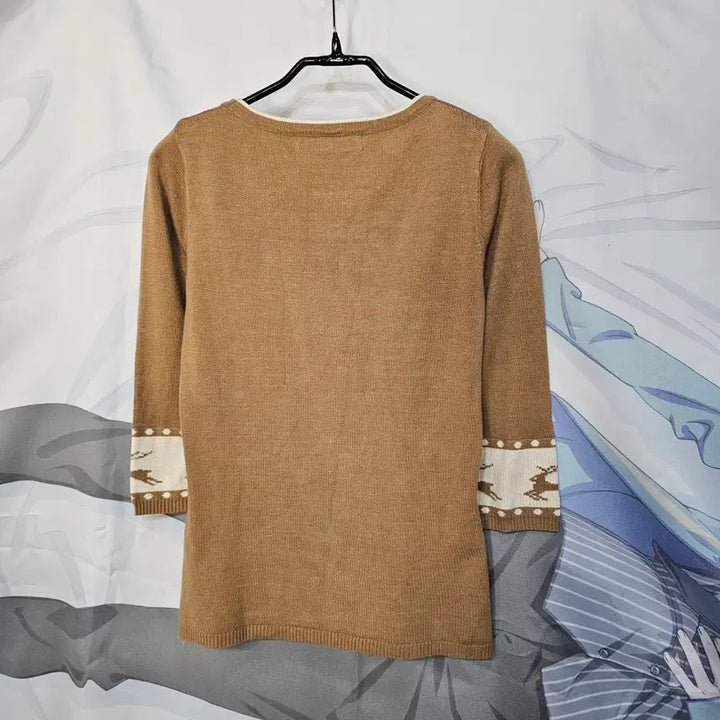 [BUNJANG] Love Moschino Deer Pattern Knit Sweater / 러브모스키노 사슴 패턴 니트