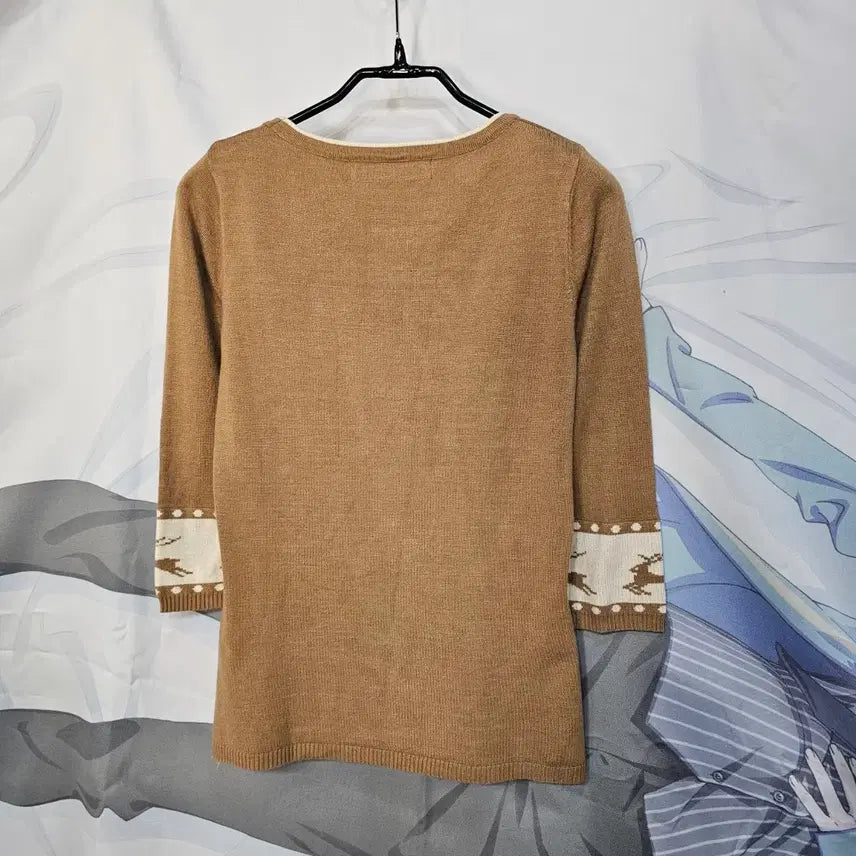 [BUNJANG] Love Moschino Deer Pattern Knit Sweater / 러브모스키노 사슴 패턴 니트