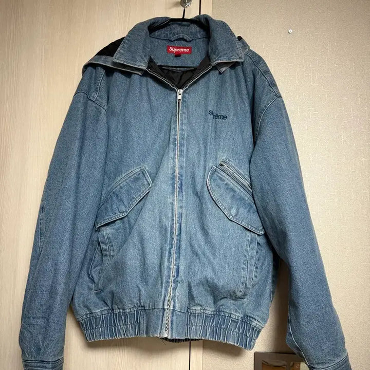 [BUNJANG] Supreme Denim Utility Hooded Jacket / 슈프림 후드 데님 유틸리티 자켓