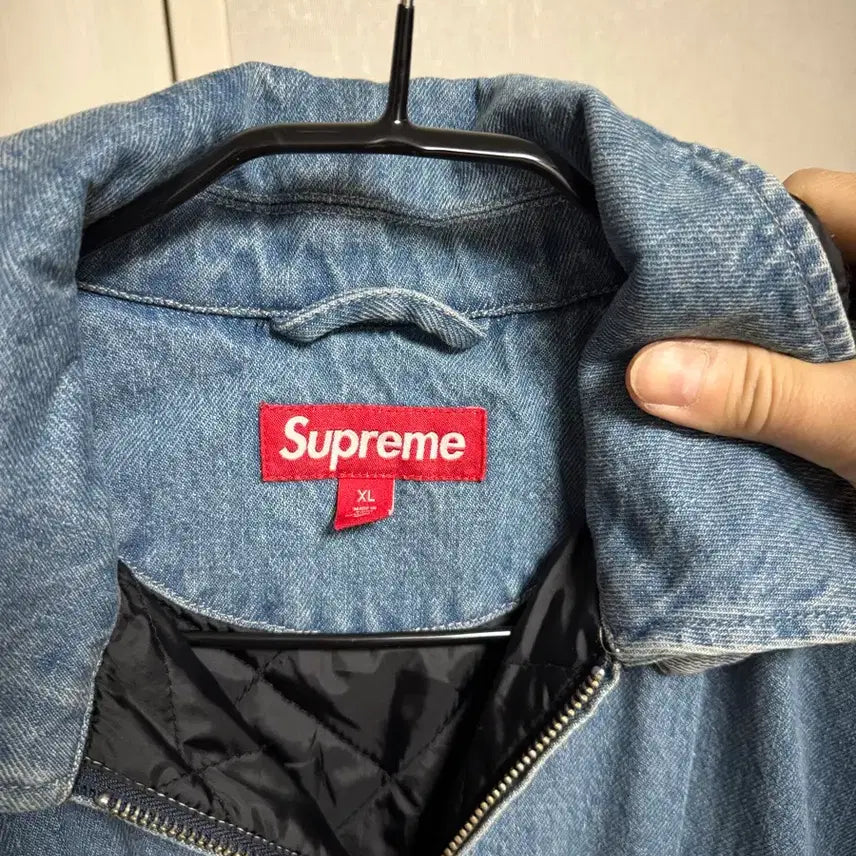 [BUNJANG] Supreme Denim Utility Hooded Jacket / 슈프림 후드 데님 유틸리티 자켓