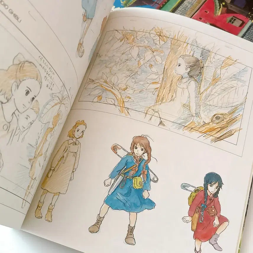 [BUNJANG] Studio Ghibli The Great Exhibition Arrietty Artbook Bundle Set / 스튜디오 지브리 대박람회 입체건축전 마루밑 아리에티 아트북