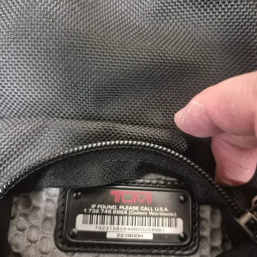 [BUNJANG] TUMI Alpha Bravo Lejeune Black Backpack / 투미 알파브라보 르준 블랙 백팩