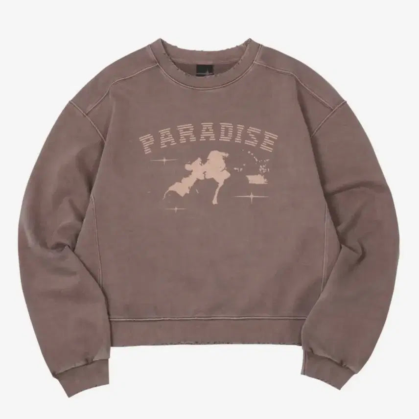 [BUNJANG] Tilden Paradise Sweatshirt Brown / 틸던 파라다이스 스웻 브라운