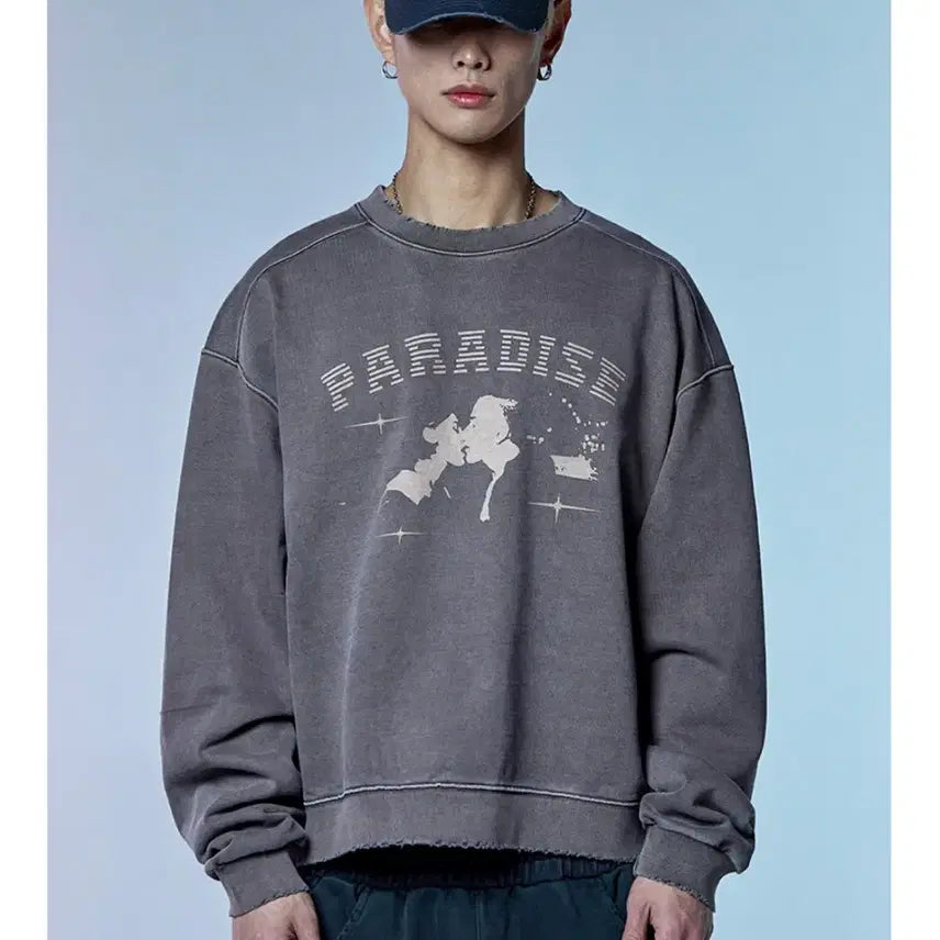[BUNJANG] Tilden Paradise Sweatshirt Brown / 틸던 파라다이스 스웻 브라운