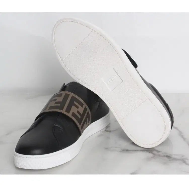 [BUNJANG] Fendi FF Logo Banding Sneakers Black / 펜디 FF로고 밴딩 스니커즈 블랙 38(250)