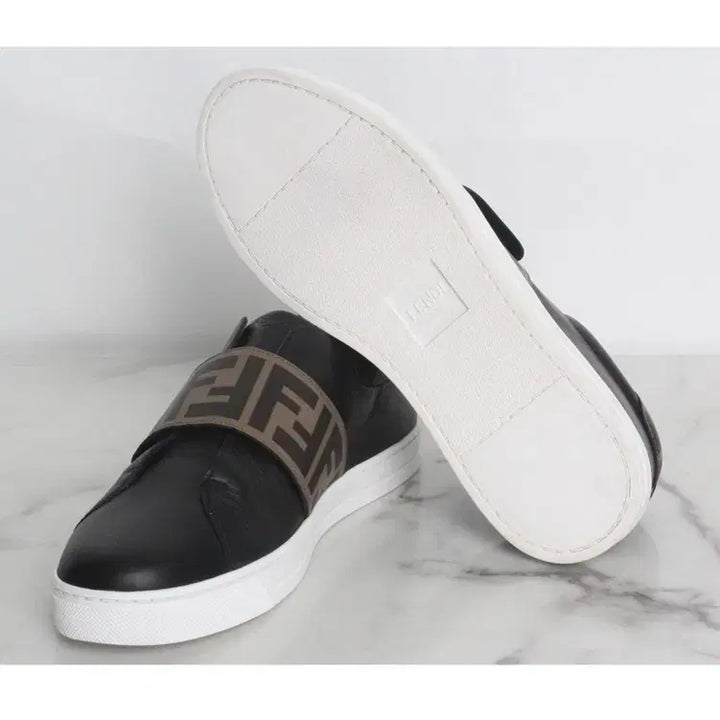 [BUNJANG] Fendi FF Logo Banding Sneakers Black / 펜디 FF로고 밴딩 스니커즈 블랙 38(250)