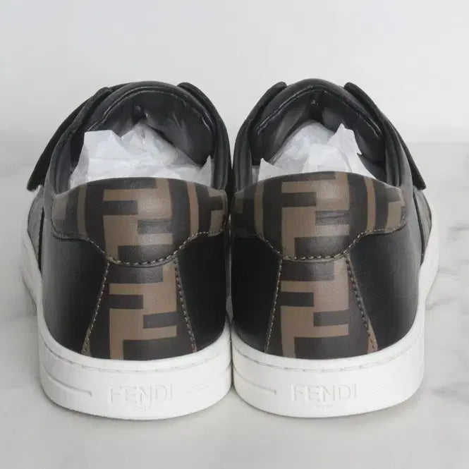 [BUNJANG] Fendi FF Logo Banding Sneakers Black / 펜디 FF로고 밴딩 스니커즈 블랙 38(250)
