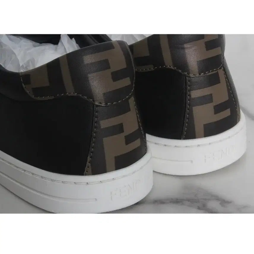 [BUNJANG] Fendi FF Logo Banding Sneakers Black / 펜디 FF로고 밴딩 스니커즈 블랙 38(250)