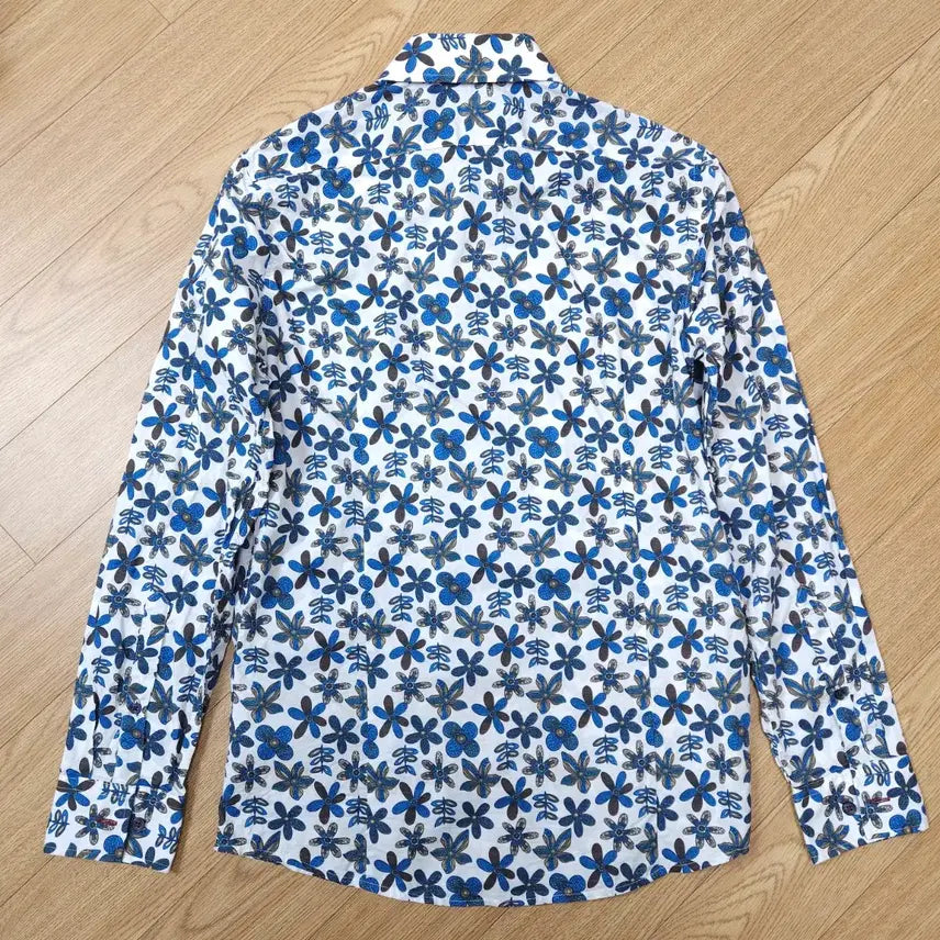 [BUNJANG] Spao Floral Pattern Long Sleeve Shirt / 스파오 플라워 패턴 긴팔 셔츠 95