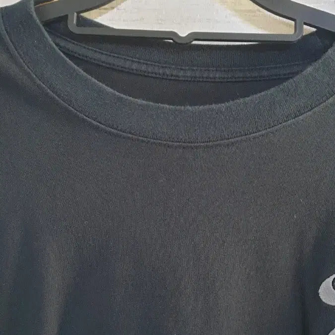 [BUNJANG] Nike Double Logo Black Short Sleeve T-shirt / 나이키 더블로고 블랙 반팔 티셔츠