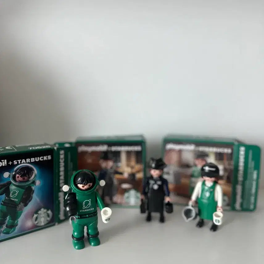 [BUNJANG] Starbucks Playmobil Set / 스타벅스 플레이모빌3개 세트