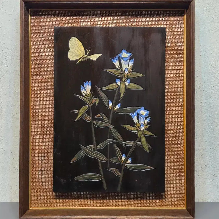 [BUNJANG] Japanese Wooden Carved Frame / 일본 목각 액자.71년