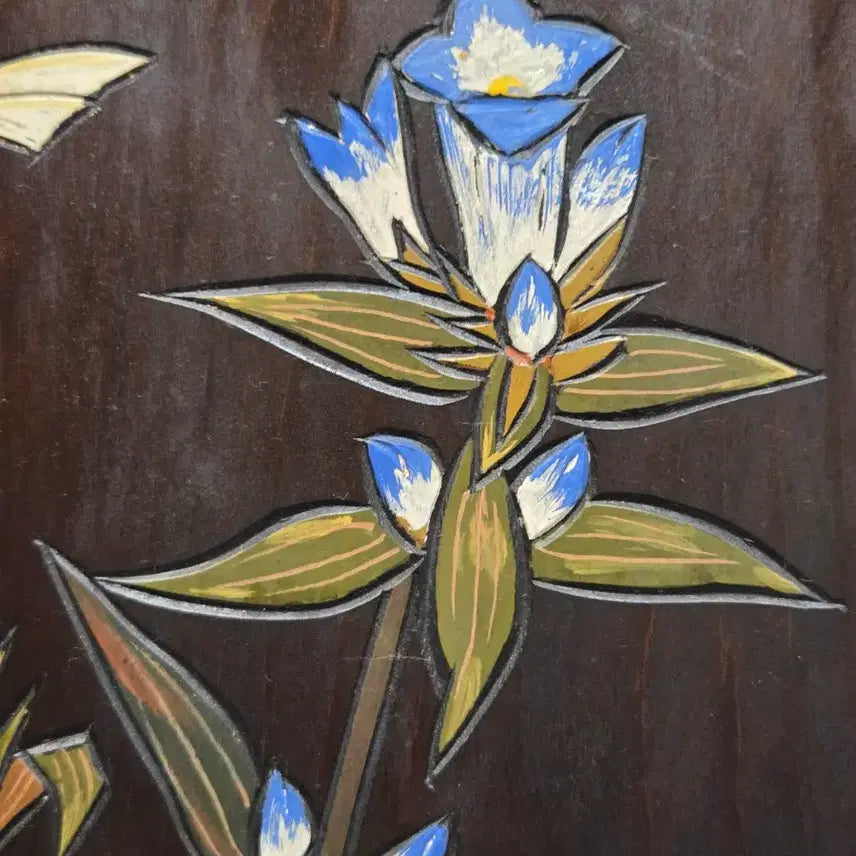 [BUNJANG] Japanese Wooden Carved Frame / 일본 목각 액자.71년